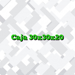 Caja 30x30x20