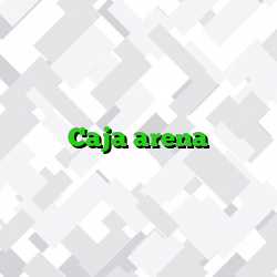 Caja arena