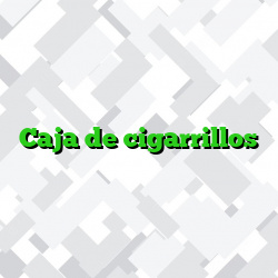 Caja de cigarrillos