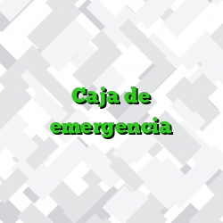 Caja de emergencia
