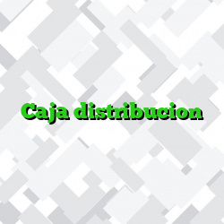 Caja distribucion