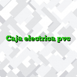 Caja electrica pvc