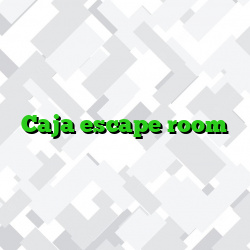 Caja escape room