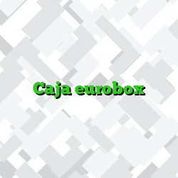 Caja eurobox