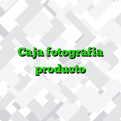 Caja fotografia producto