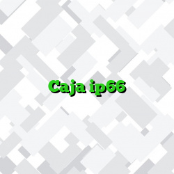 Caja ip66