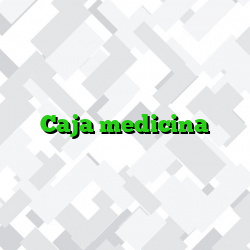 Caja medicina