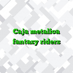 Caja metalica fantasy riders