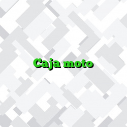 Caja moto