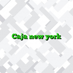 Caja new york
