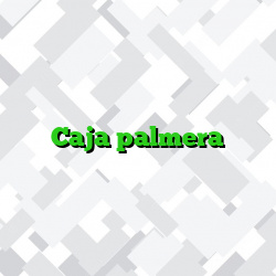 Caja palmera