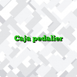 Caja pedalier