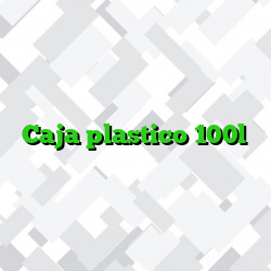 Caja plastico 100l