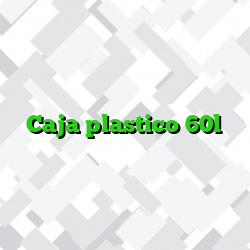 Caja plastico 60l