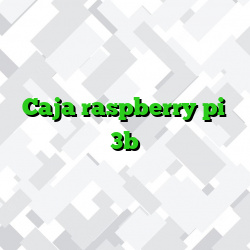 Caja raspberry pi 3b
