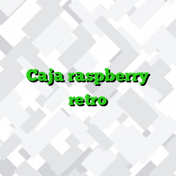 Caja raspberry retro