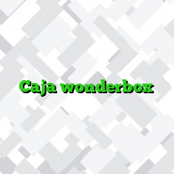 Caja wonderbox