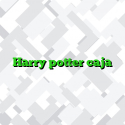 Harry potter caja