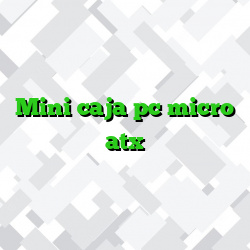 Mini caja pc micro atx