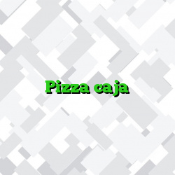 Pizza caja