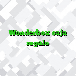 Wonderbox caja regalo